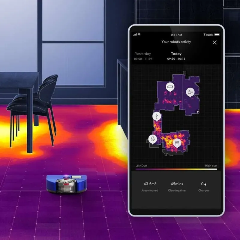 DYSON 360 Vis Nav Σκούπα Ρομπότ: Καλύτερο Τεστ και Απόψεις - Image 5