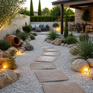 Οικονομικές ιδέες για διαμόρφωση κήπου με χαλίκι και πέτρα Οικονομικές ιδέες για διαμόρφωση κήπου με χαλίκι και πέτρα